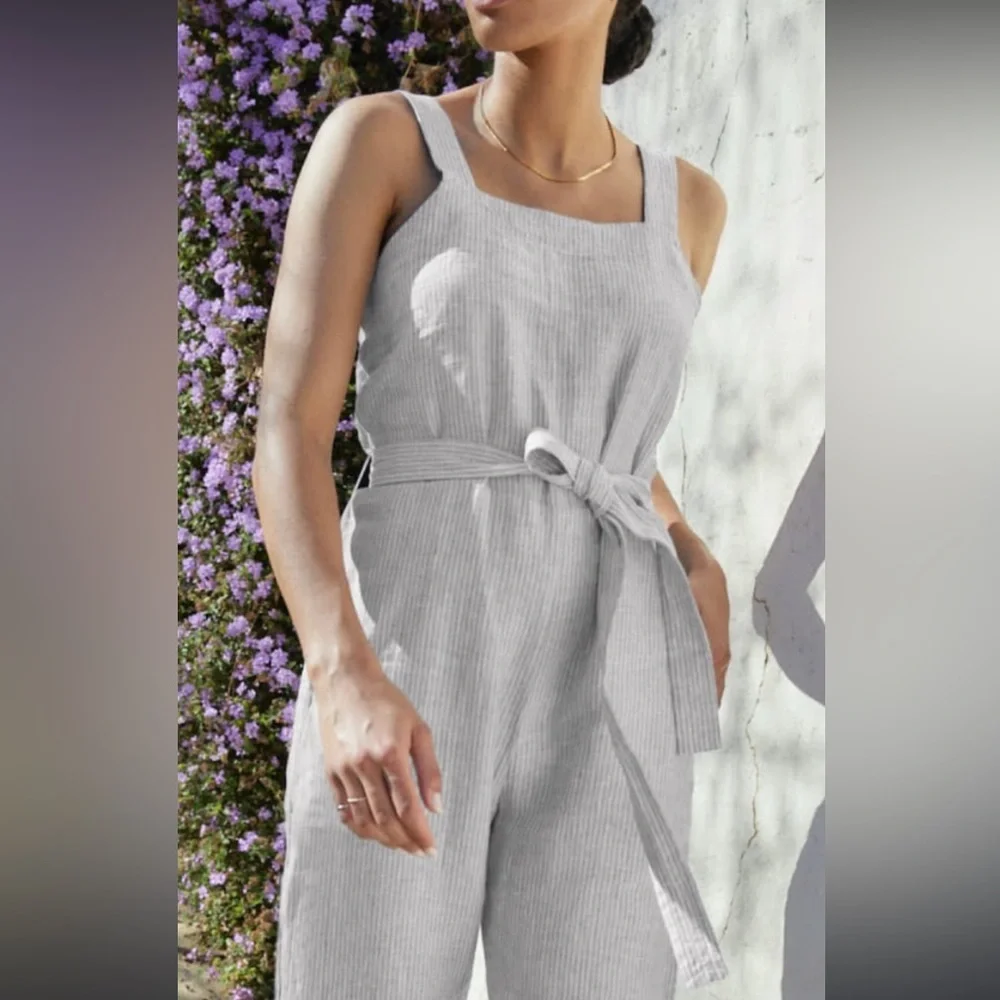 Everlane the linen jumpsuit